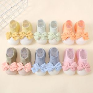 Baby Socks Shoes Spring Summer and Winter Bow Toddler Cute Princess Style