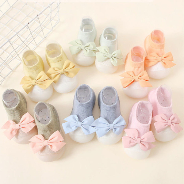 Cute Baby Princess Style Baby Socks Shoes Cotton Cloth Anti Slip