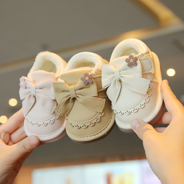 Winter Baby Princess Soft-Soled 1 to 2 Years Artificial leather Shoes